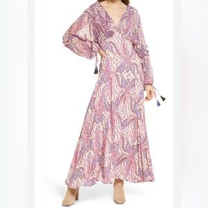 Free People Mirage Long Sleeve Maxi Dress